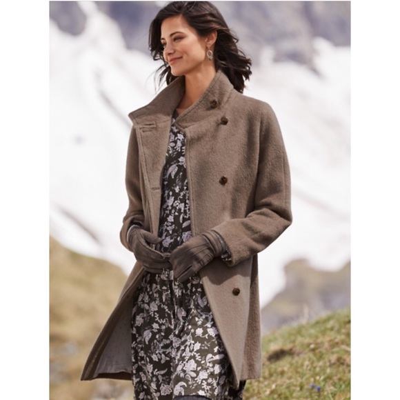 Cole Haan alpaca car coat - Picture 2 of 11